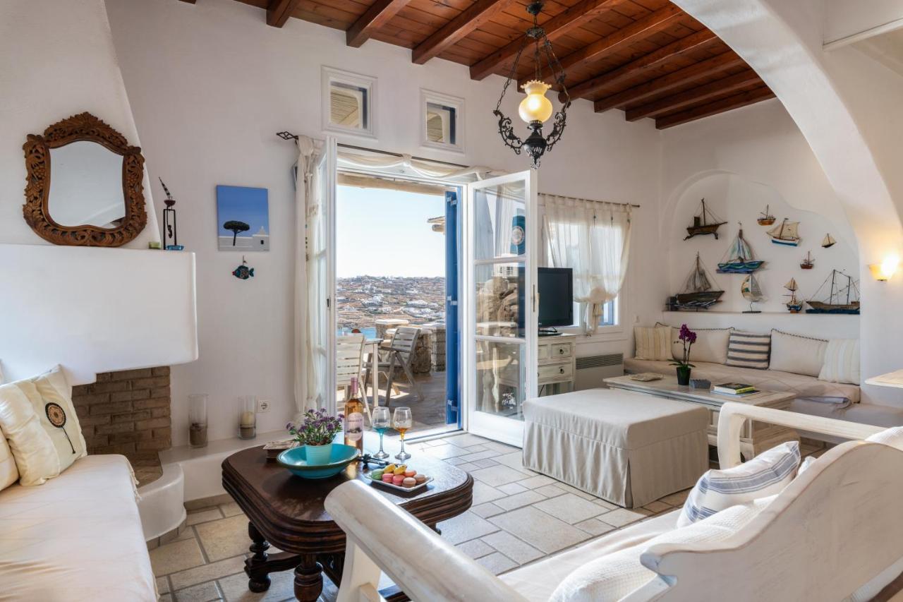 Yalos Mykonos Ornos Pouli Private Apartments W Shared Swimming Pool Mykonos Town Exterior photo