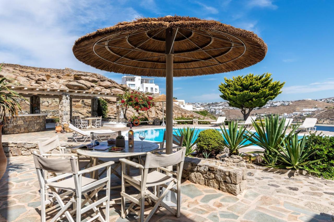 Yalos Mykonos Ornos Pouli Private Apartments W Shared Swimming Pool Mykonos Town Exterior photo
