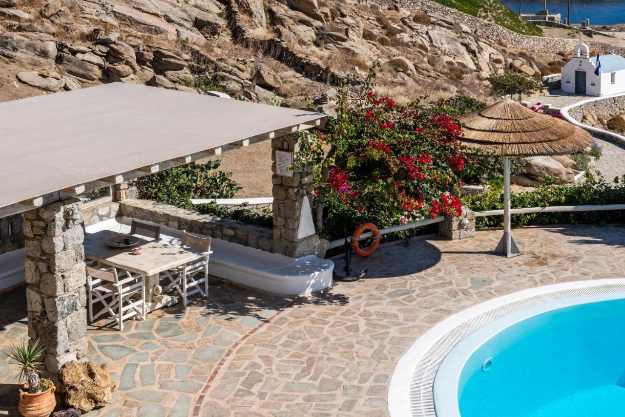 Yalos Mykonos Ornos Pouli Private Apartments W Shared Swimming Pool Mykonos Town Exterior photo